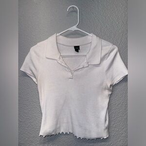 Wild Fable White Crop Top